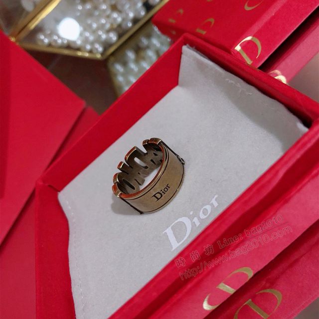 Dior飾品 迪奧新款字母戒指  zgbq1134